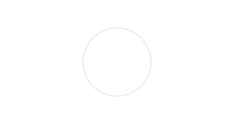 A blank white circle on a plain white background, reminiscent of the clean design ethos championed by Empava.