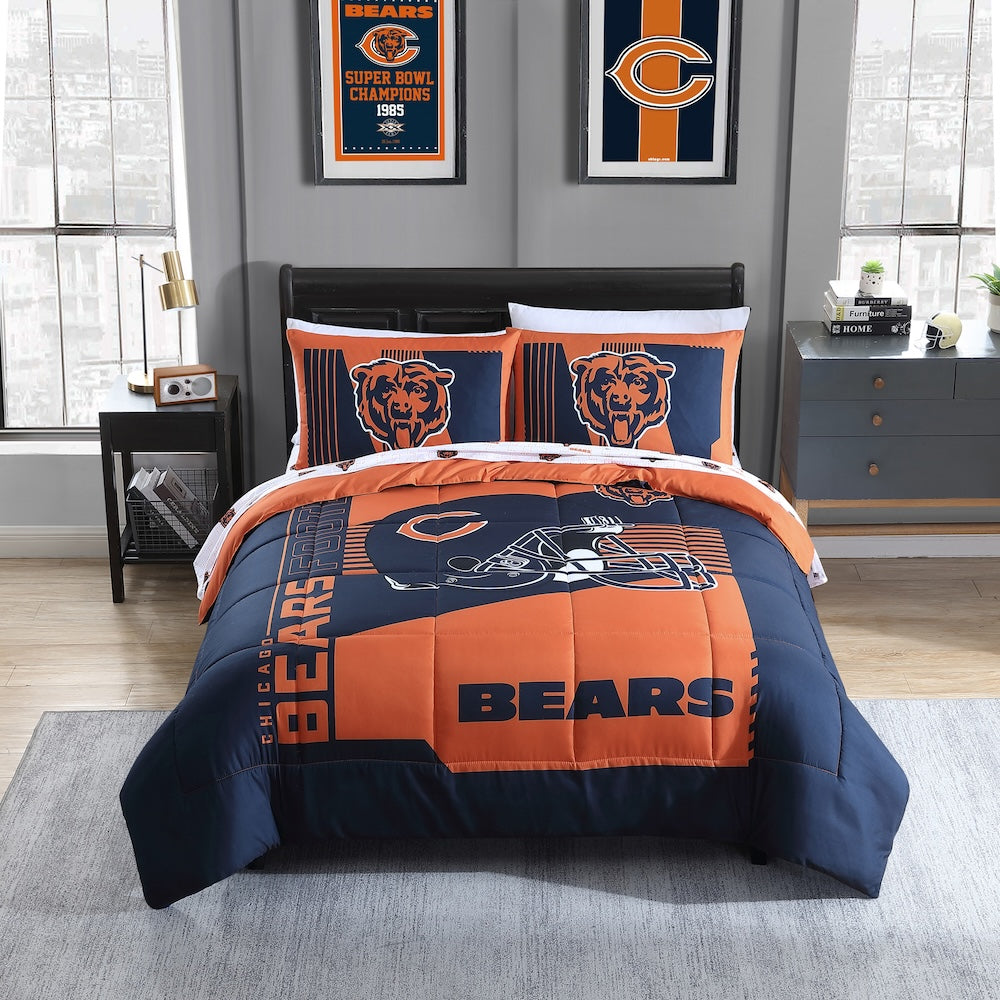 NFL Chicago Bears Bed in a Bag Set - FULL