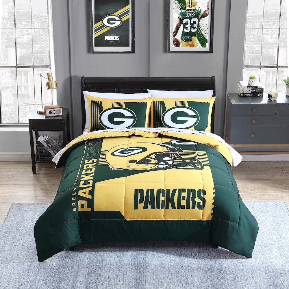 NFL Green Bay Packers Bed in a Bag Set - FULL