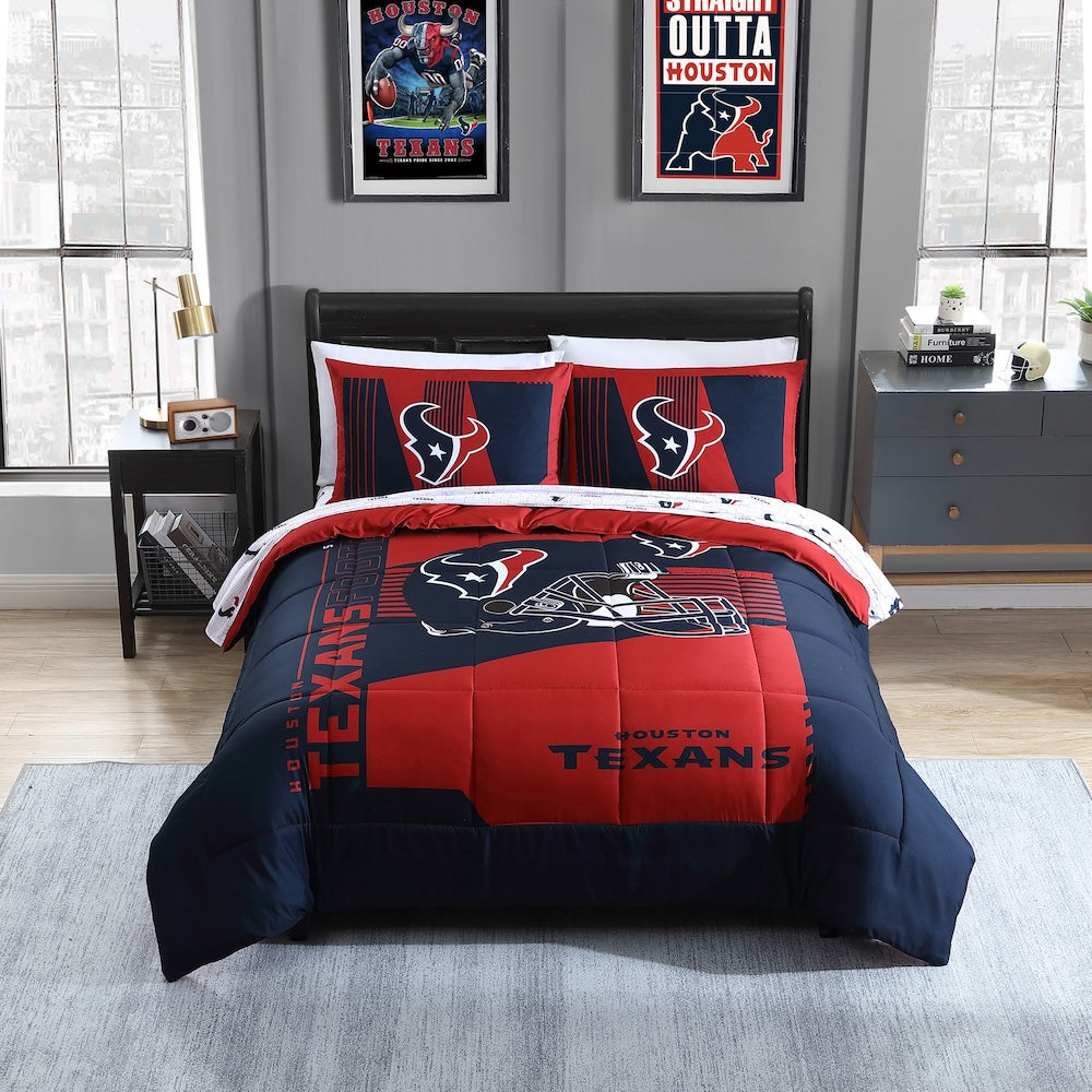 NFL Houston Texans Bed in a Bag Set - FULL
