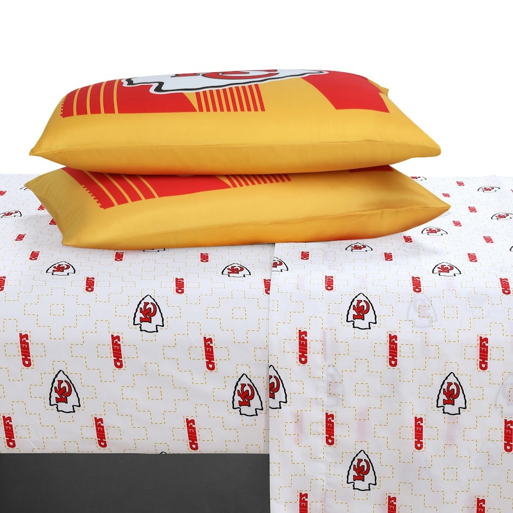 NFL Kansas City Chiefs Bed in a Bag Set - FULL