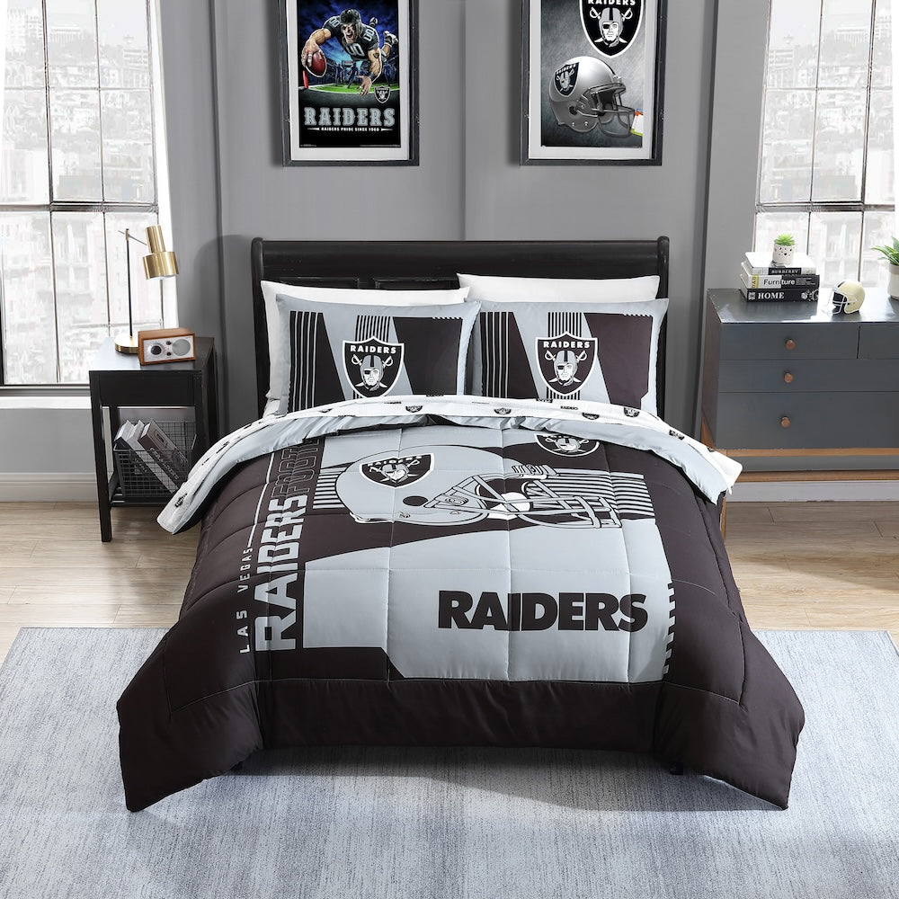 NFL Las Vegas Raiders Bed in a Bag Set - FULL