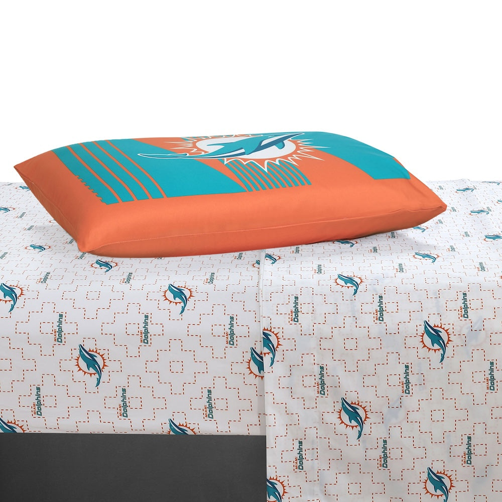 NFL Miami Dolphins Bed in a Bag Set - TWIN