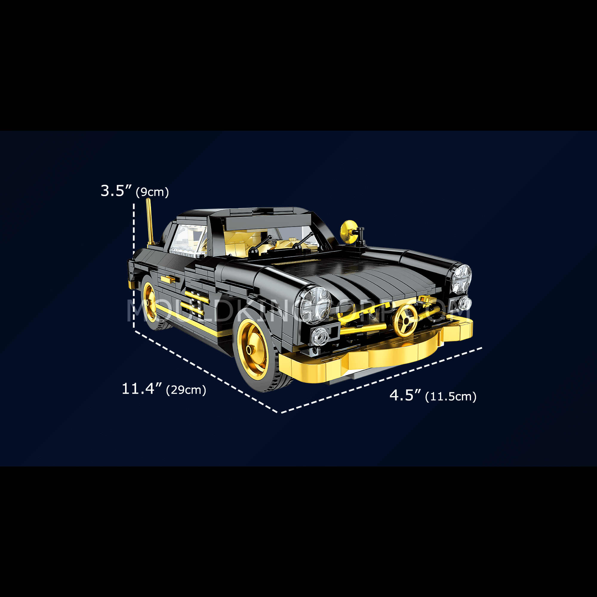 Mould King 10005 300SL Classic Gullwing Model Building Set | 886 Pcs