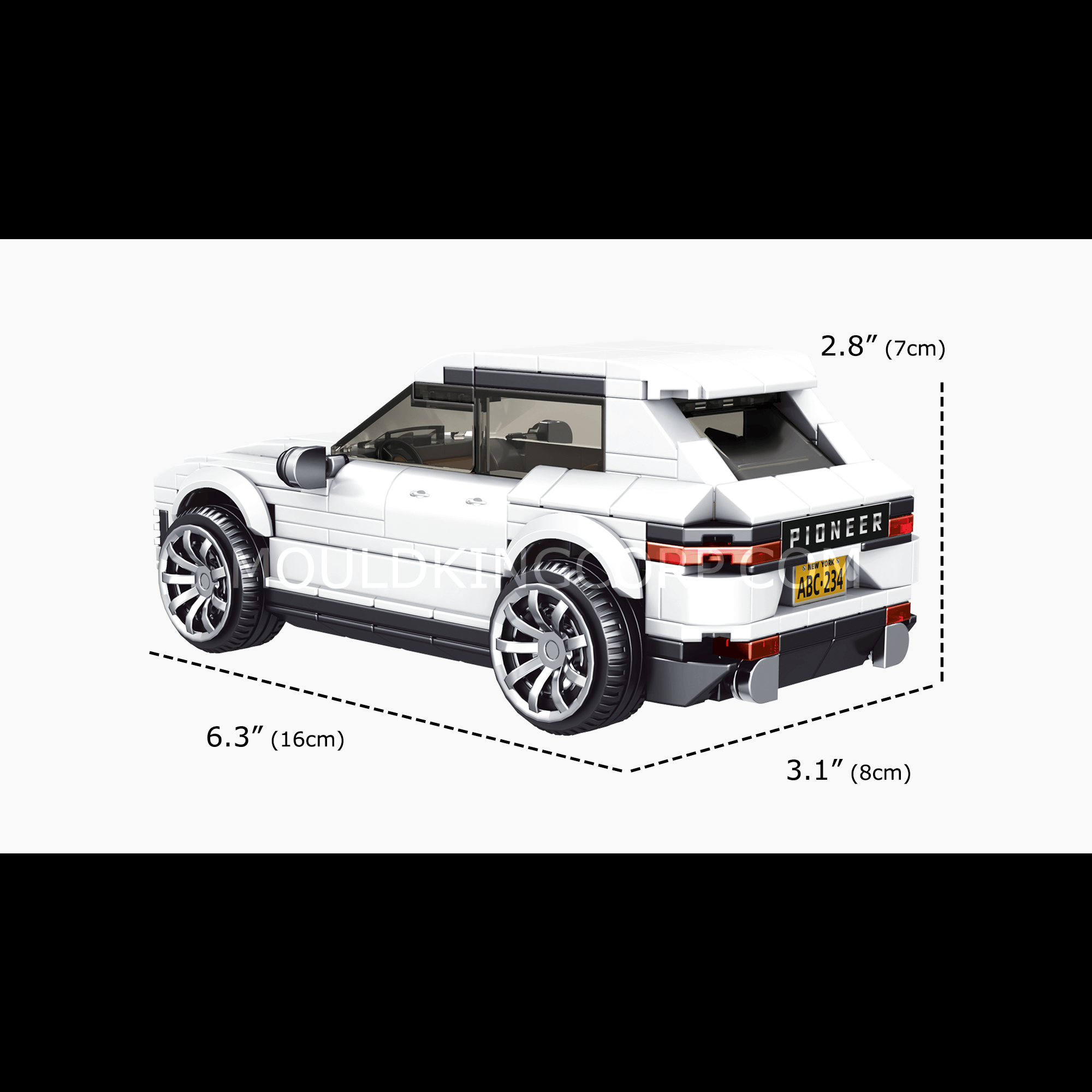 Mould King 27025 Cayenne Car Model Building Set | 415 PCS