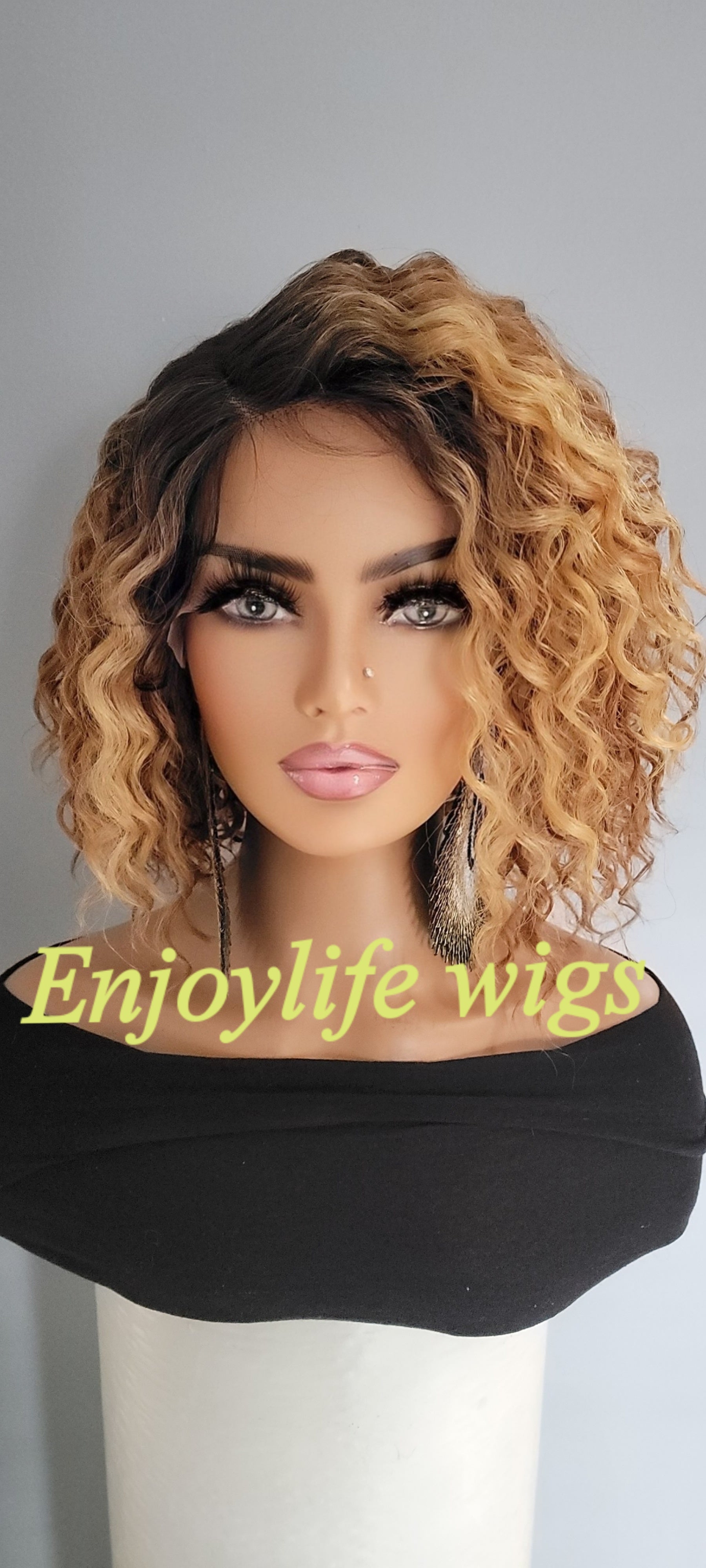 Sexy waterwave HD lace front bob