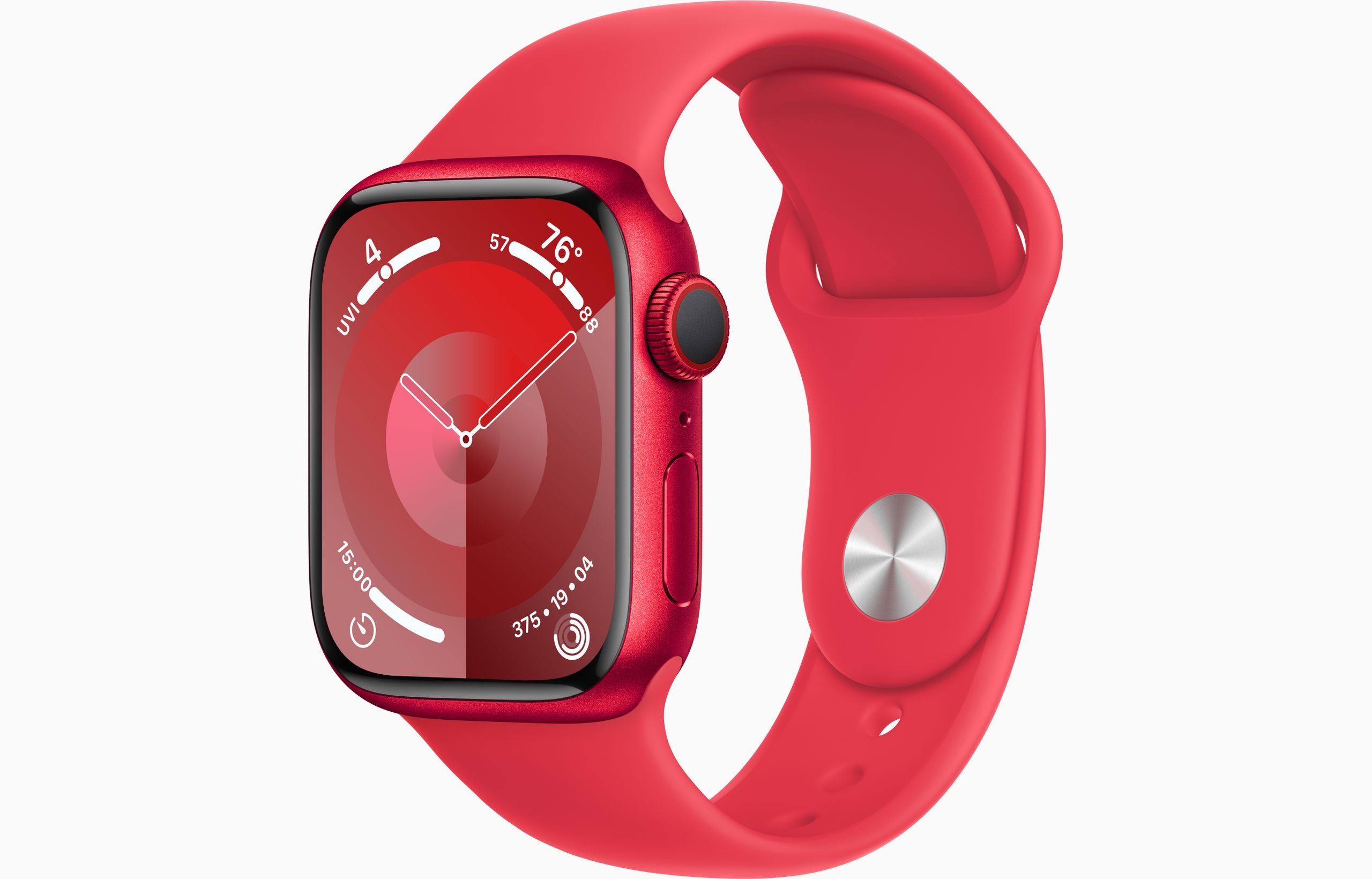 Apple Watch Series?9 GPS + Cellular 41mm (PRODUCT)RED Aluminum Case with (PRODUCT)RED Sport Band - M/L