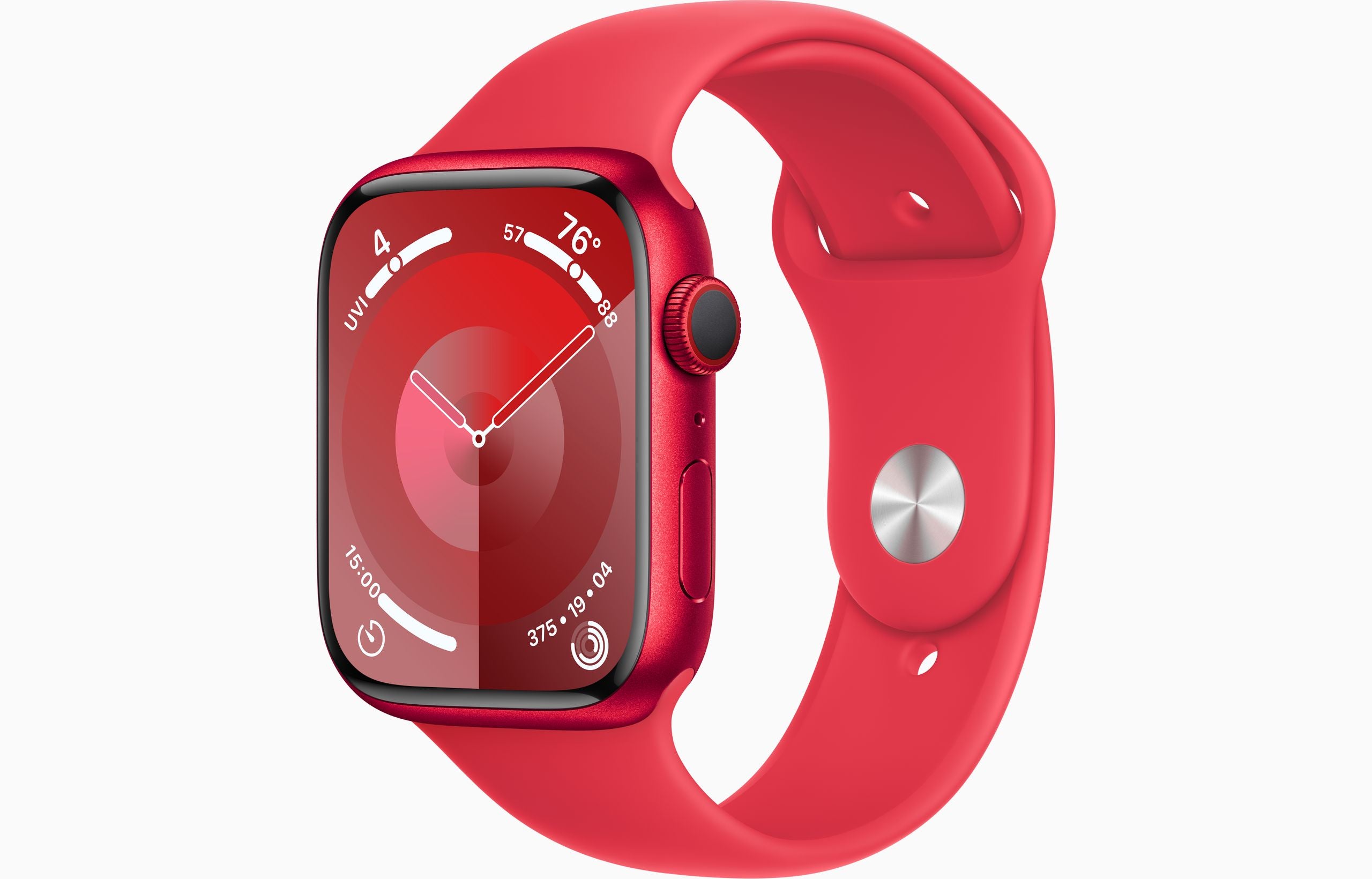 Apple Watch Series?9 GPS + Cellular 45mm (PRODUCT)RED Aluminum Case with (PRODUCT)RED Sport Band - S/M