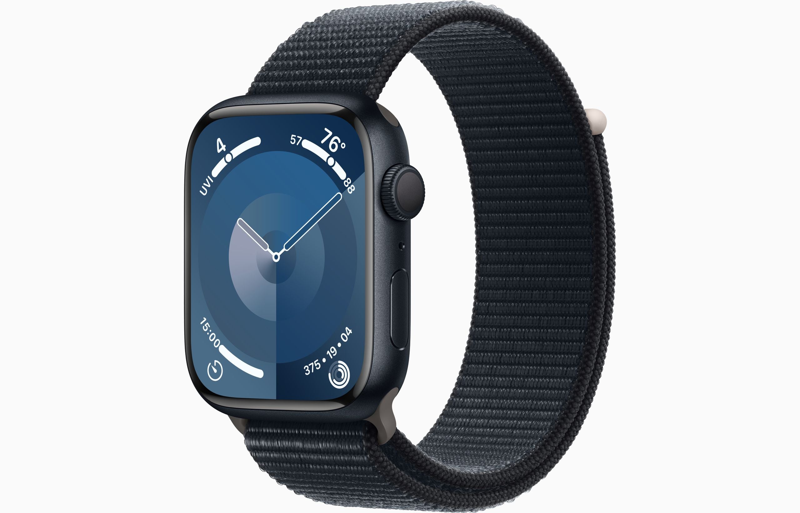 Apple Watch Series 9 GPS 45mm Midnight Aluminum Case with Midnight Sport Loop