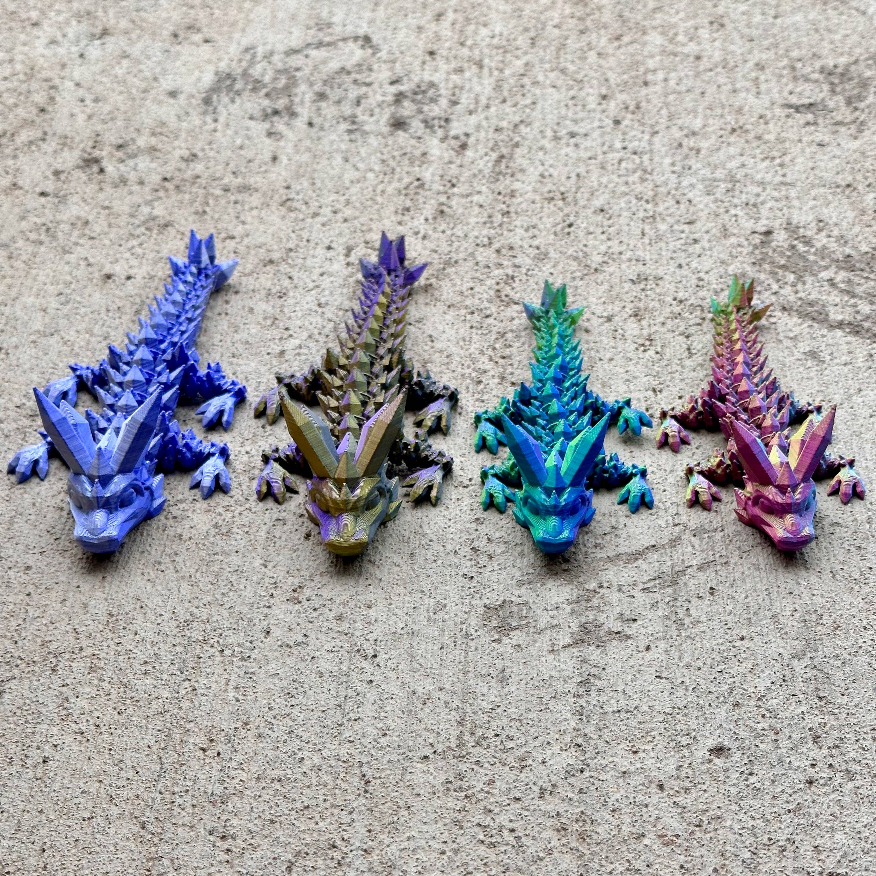 3D Printed Baby Crystal Dragon: Infant - 6