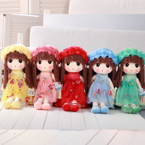 Flower Fairy Series Angel Plush Doll Rag Doll