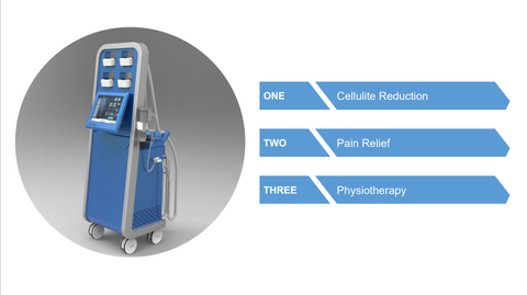 2 in 1 Physical Cryo Reduce Fat Pneumatic Shock Wave Pain Relief Therapy Machine