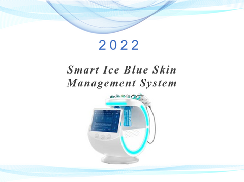 Hydrafacials 7 in1 machine ICE Blue Aqua peeling skin analysis
