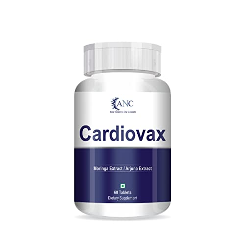 ANC Natural Cardiovax with Coenzyme Q10, Arjuna Extract & Moringa Extract for Heart, Blood pressure, 60 Tablets