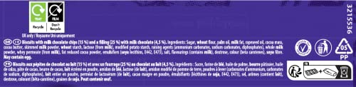 Cadbury Crunchy Melts Chocolate Chip Cookies with Soft Melting Centre Biscuit, 156g