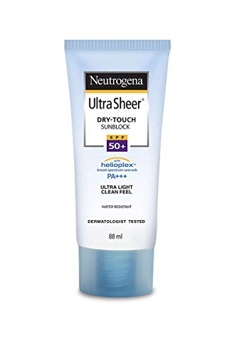 Neutrogena Ultra Sheer Dry Touch Sunblock, SPF 50+, 88ml