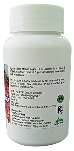 Gigartina Red Marine Algae Plus Capsules - 60 Capsules