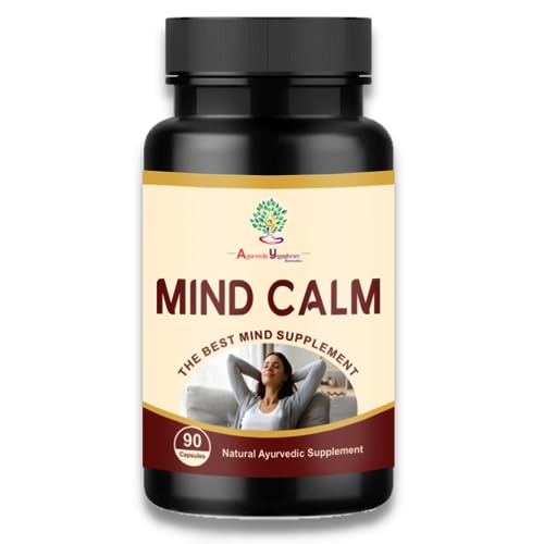 Mind Calm Mind Health Brain Booster Supplement | Mind Focus & Memory Supplement | Memory Supplement  by Ministry of Ayush, Govt. of India - 90 Capsule