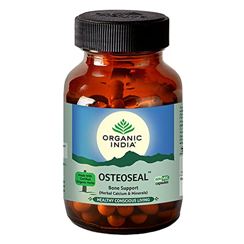 Organic India Joint Pain Support Supplements (Flexibility, Osteoseal, Turmeric Formula) 60 Capsules - Combo Pack