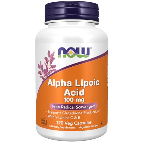 NOW Foods Alpha Lipoic Acid 100mg, 120 Vcaps