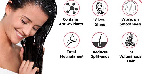 Khadi Rishikesh Herbal Serum for Women for All Hair Types,For Frizz-free, Smooth & Glossy Hair, Dry-ss Anti-Frizz Made with Natural Ingredients 100 ml