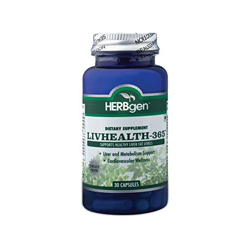 HERBgen LIVHEALTH - Liver Health Supplement for Men and Women - 30 Veg Capsules (600mg)