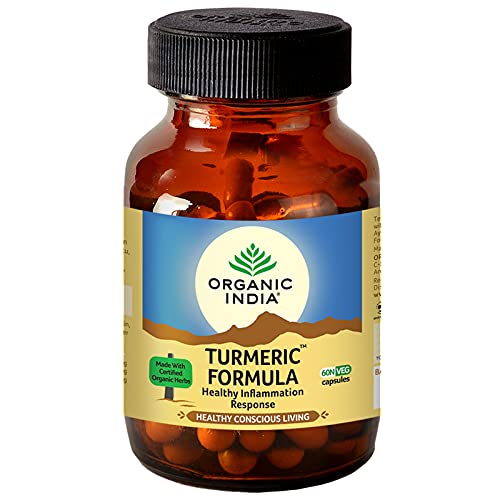 Organic India Joint Pain Support Supplements (Flexibility, Osteoseal, Turmeric Formula) 60 Capsules - Combo Pack