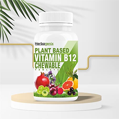 HERBAGENIX Vitamin b12 Supplements With Alpha Lipoic Acid ALA, Vit d (as d3), And Super Foods, No Sut Energy Metabolism And Nerve Strength- 60 Tablets