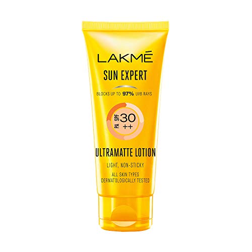 LAKM? Sun Expert Spf 30 Pa++ Ultra Matte Lotion Sunscreen, Blocks Upto 97% Harmful Sunrays, 100 Ml