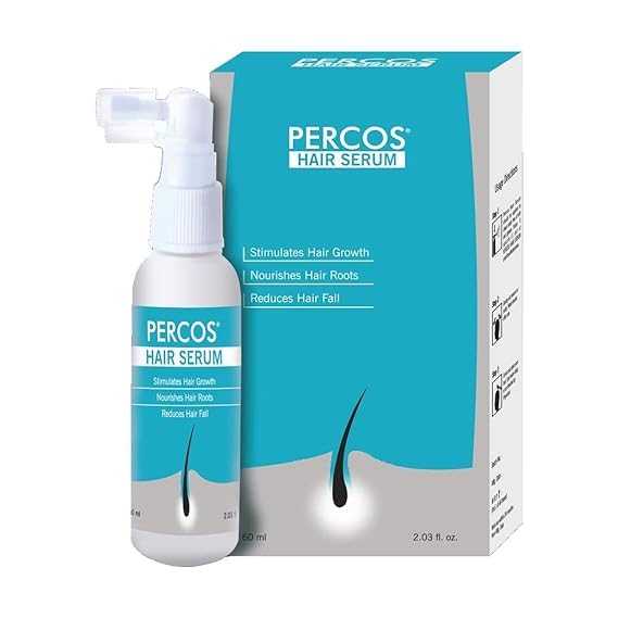 New Percos Hair Serum 60ml | Stimulates Hair Growth | Nourishes Hair Roots | Reduces Hair Fall