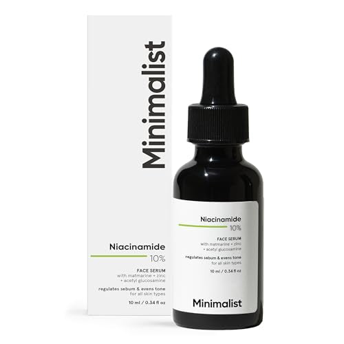 Minimalist 10% Niacinamide Face Serum for Acne Marks, Blemishes & Oil Balancing with Zinc | 30ml