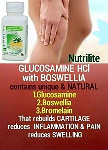 Amway Nutrilite Glucosamine Hcl With Boswellia - Pack of 120N Capsules