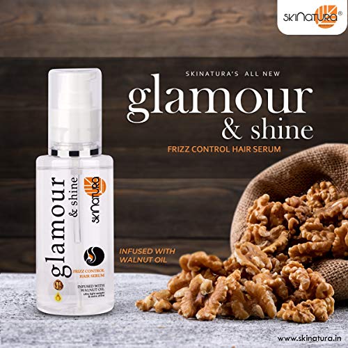Skinatura Glamour & Shine Hair Serum with Infused Walnut Oil (100 ml) (100ml (Pack of 1))