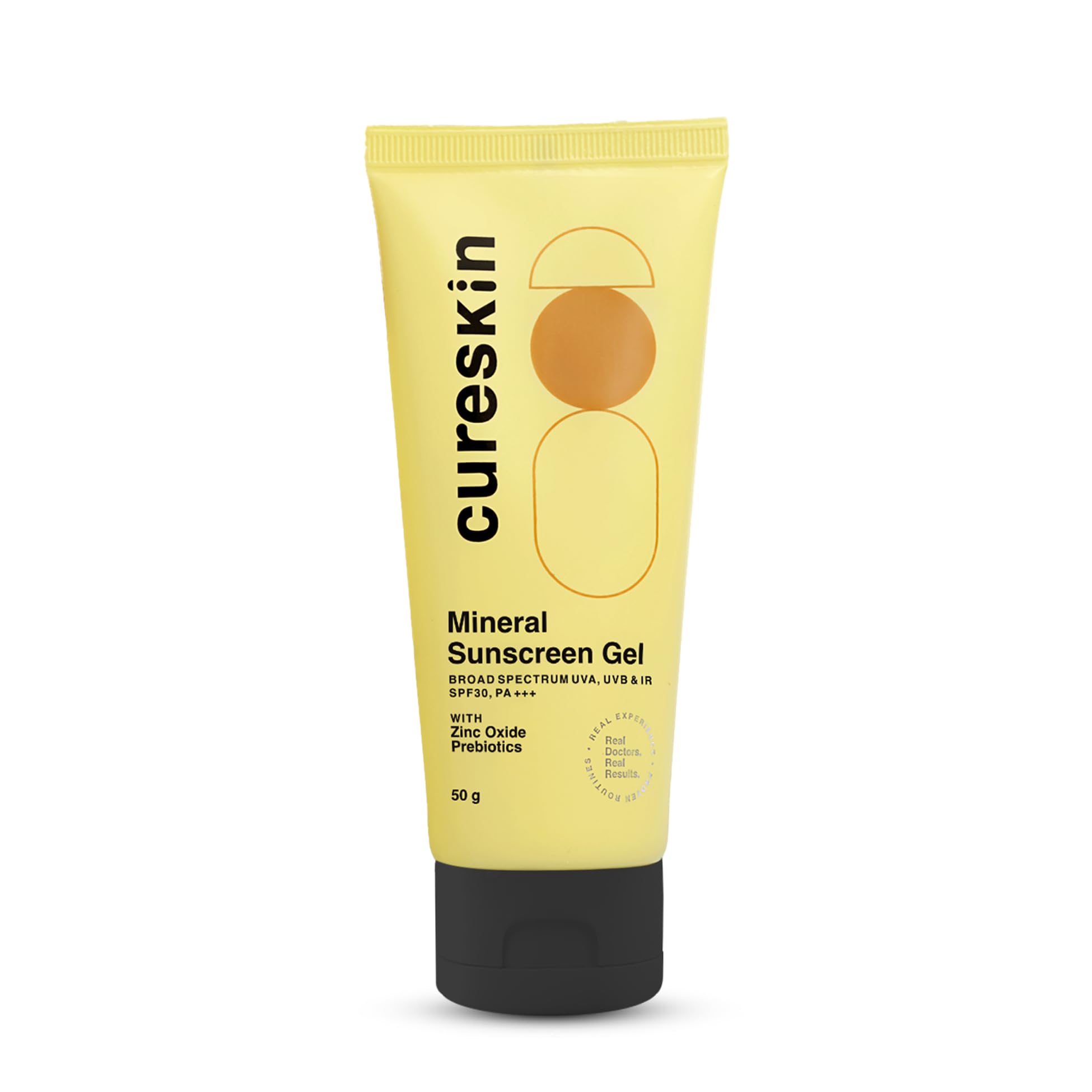 Cureskin Mineral Sunscreen Matte Finish SPF 30 | For All Skin Types of Men & Women | Vitamin E, Aloeng Against UVA/UVB Rays | No white cast | 50gm Gel