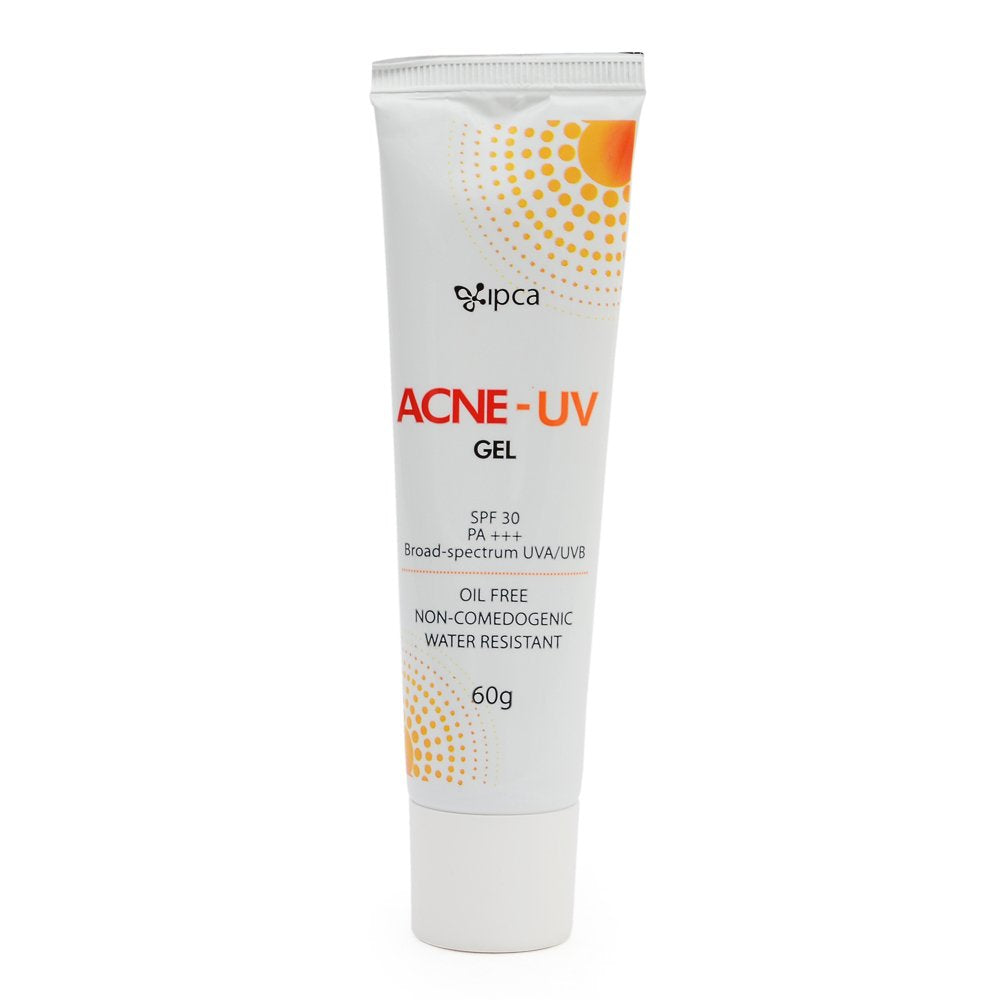 IPCA Acne-Uv Oil Free Gel Spf 30 Pa+++ ,Broad-Spectrum Uva/Uvb, Water Resistant Sunscreen, 60G