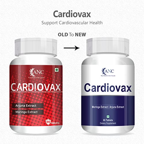 ANC Natural Cardiovax with Coenzyme Q10, Arjuna Extract & Moringa Extract for Heart, Blood pressure, 60 Tablets