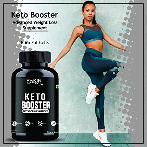 Vokin Biotech Keto Booster Advanced Weight Loss Supplement,Natural,Fat Burner 60 Tab
