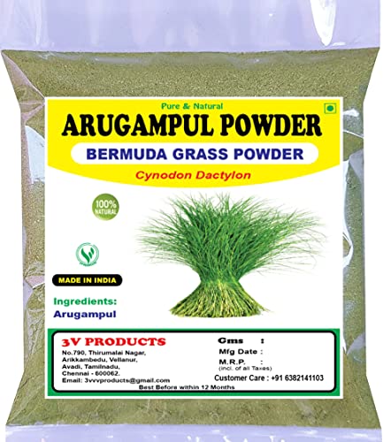 Arugampul Powder 200g | Bermuda Grass | Doob Grass | Cynodon Dactylon (Pack of 2x100g)