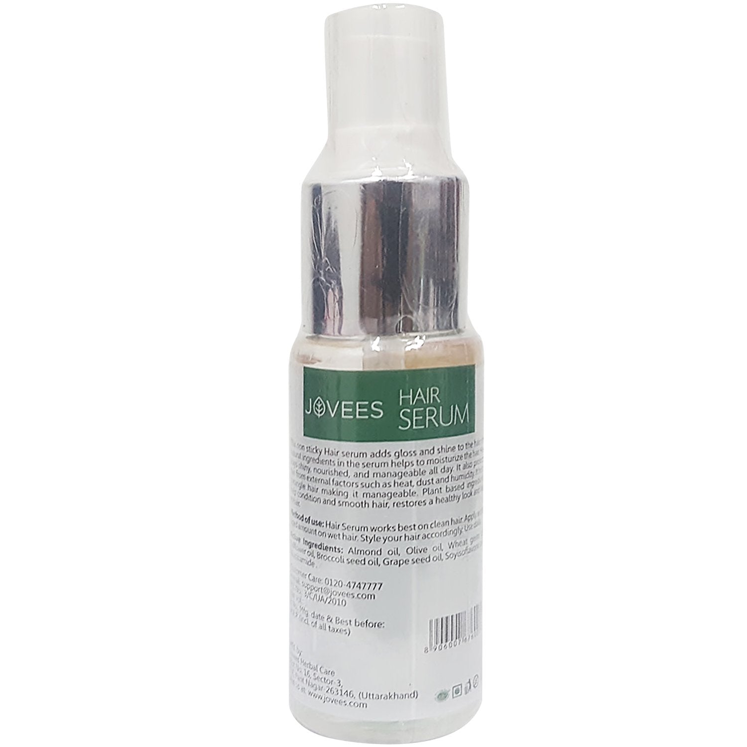 Jovees Hair Serum - Grape Seed and Almond, 50ml Bottle