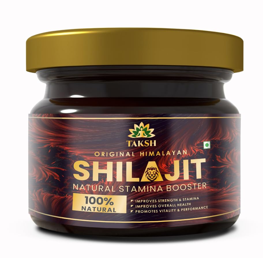 Taksh Ayurveda Pure and Natural Shilajit/Shilajeet Resin 20g - Pack of 1