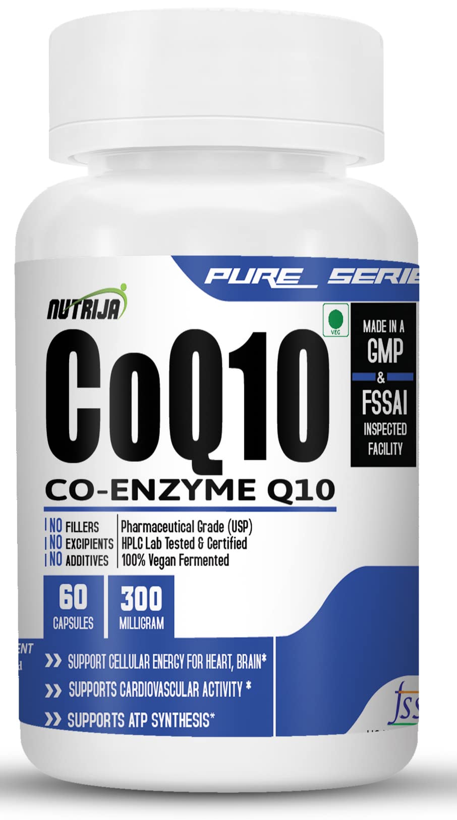 NutriJa CoEnzyme Q10 (CoQ10) (300 Mg)