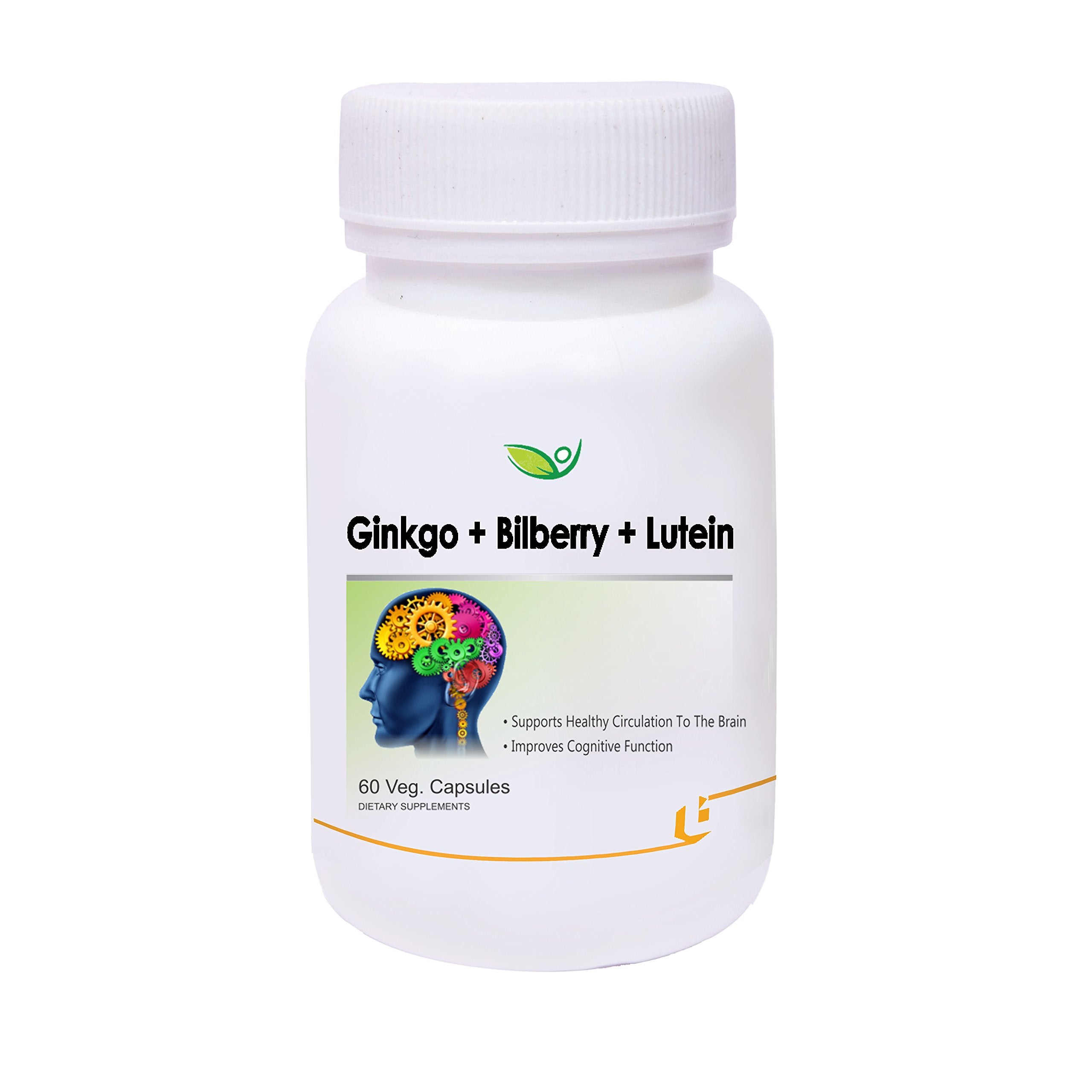 Biotrex Nutraceuticals Ginkgo + Bilberry + Lutein - 60 Veg Capsules