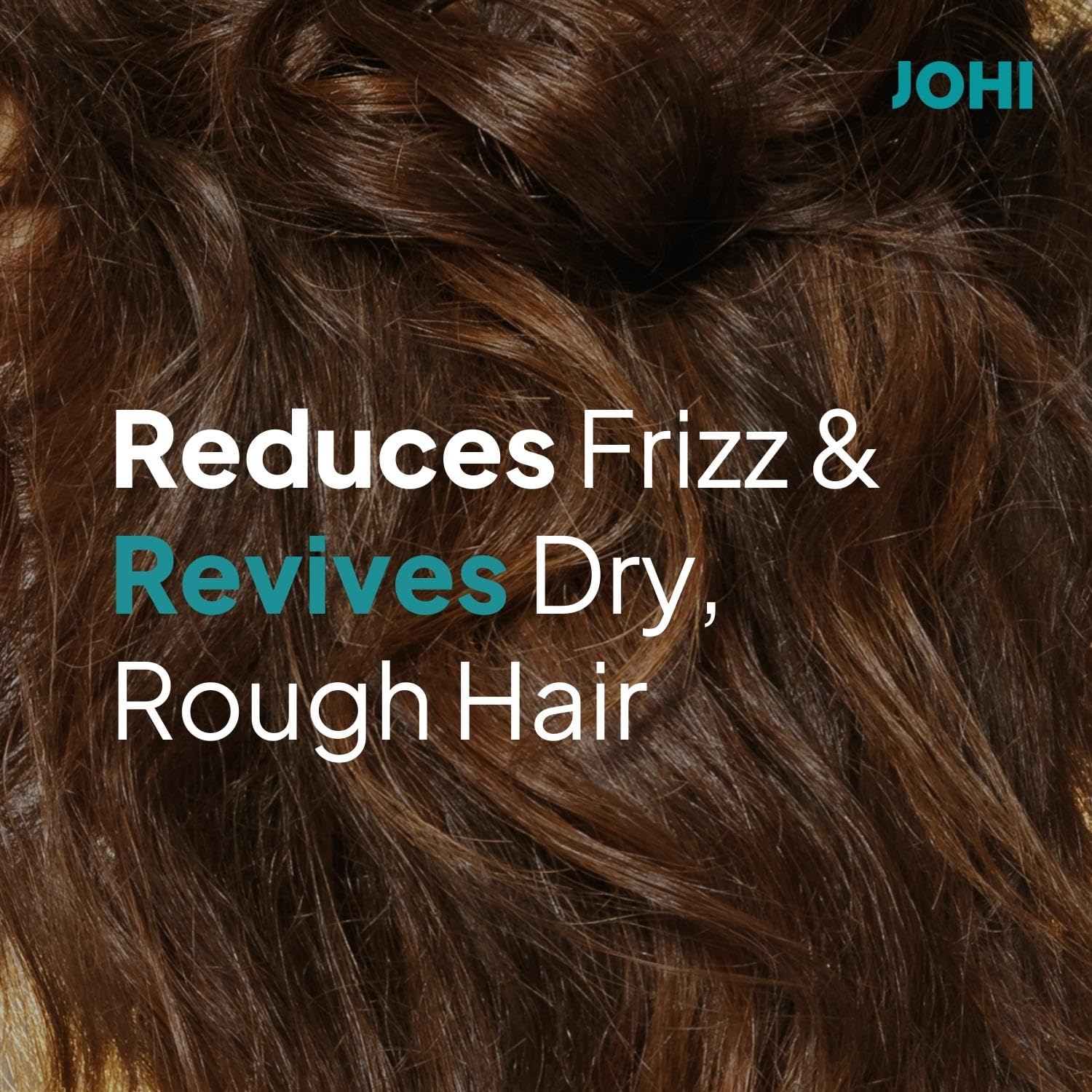 Johi Hydrating Hair Serum, Controls Frizz, Reduces Dryness & provides Shine, Contains Hyaluronic Aci(ResistHyal?), Suitable For All Hair Types, 100 ml