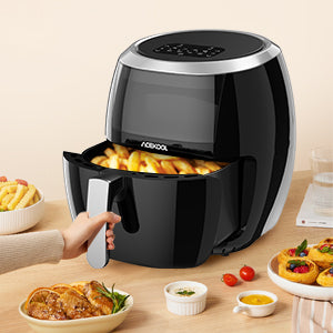 Acekool 8.5 QT Air Fryer FT2 Touch Screen with Visible Window