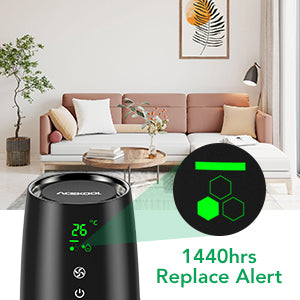 Acekool Portable Air Purifier D01 True H13 Filter Air Cleaner