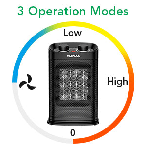 Acekool Space Heater HD1 Portable Ceramic Fan Heater