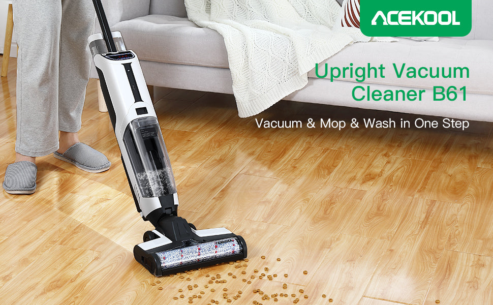 Acekool Vacuum VU1 Cordless Wet Dry Electric Floor Mops