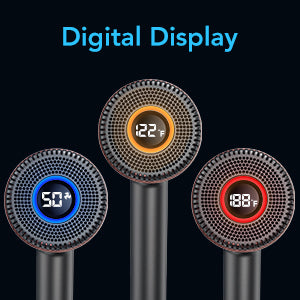 ACEKOOL Travel Hair Dryer HB1 LED Display 1500W Compact Hairdryer ACEKOOL Travel Hair Dryer HB1 LED Display 1500W Compact Hairdryer