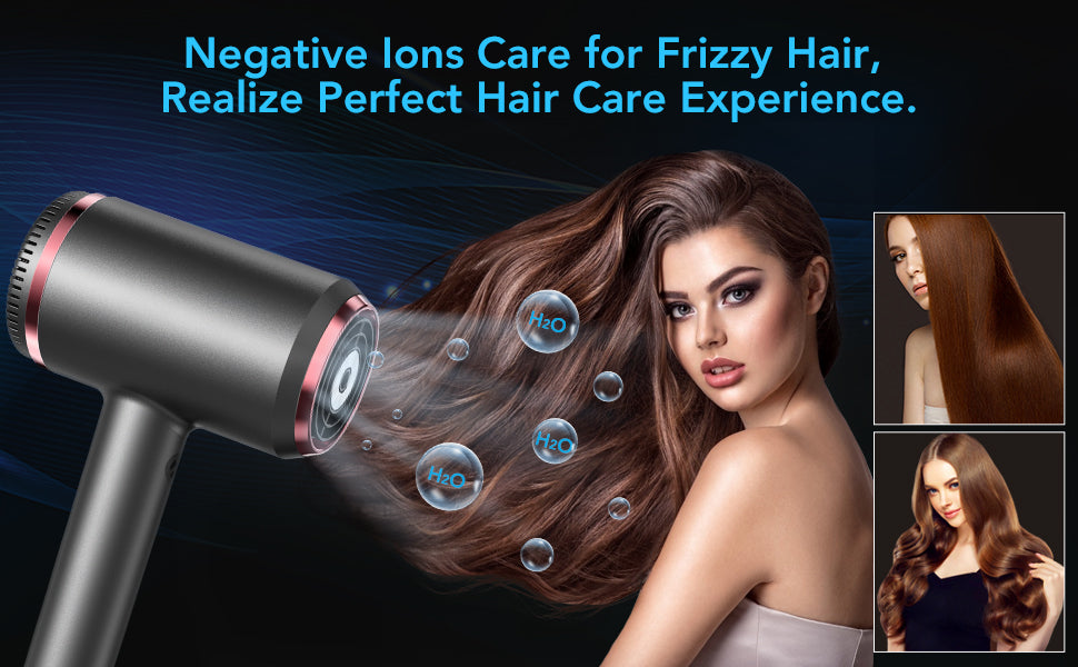 ACEKOOL Travel Hair Dryer HB1 LED Display 1500W Compact Hairdryer ACEKOOL Travel Hair Dryer HB1 LED Display 1500W Compact Hairdryer