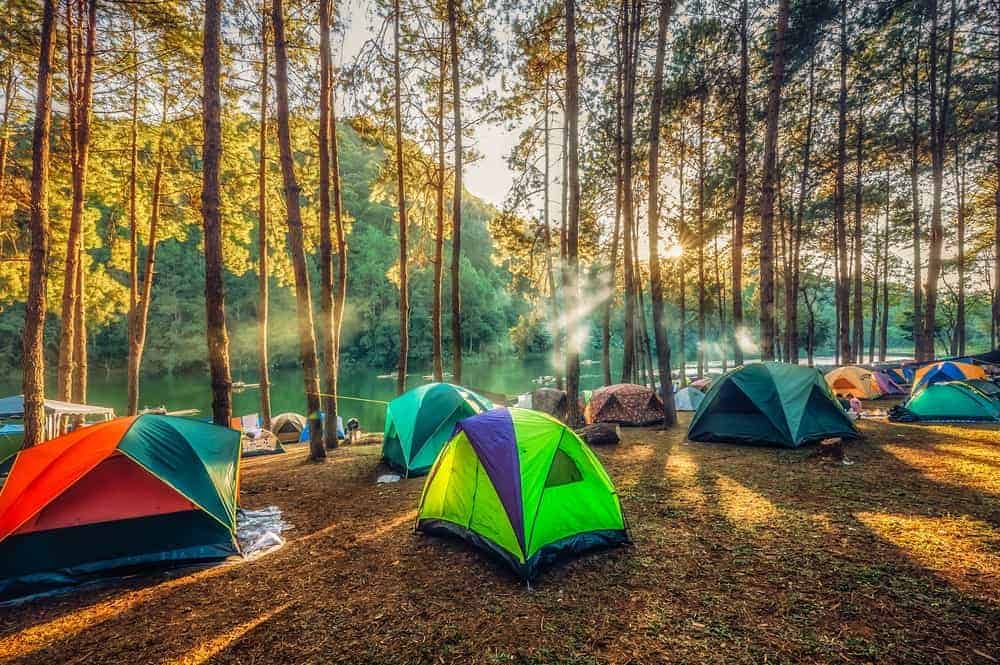 different types of camping